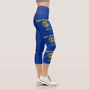 Staatsflagge Oregon Capri Leggings