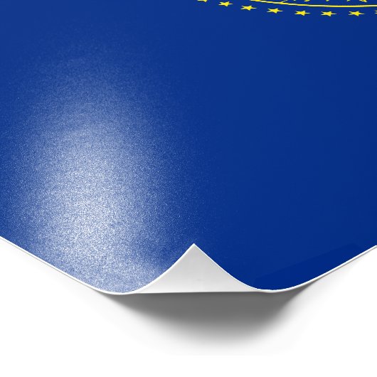 Staatsflagge Oregon Fotodruck (Ecke)