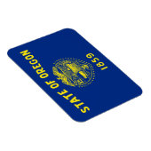 Staatsflagge Oregon Magnet (Rechte Seite)