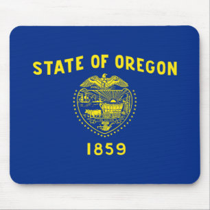 Staatsflagge Oregon Mousepad