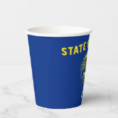 Staatsflagge Oregon Pappbecher (Vorderseite)