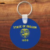 Staatsflagge Oregon Schlüsselanhänger (Rückseite)