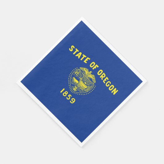 Staatsflagge Oregon Serviette (Ecke)