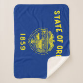 Staatsflagge Oregon Sherpadecke (Vorderseite)
