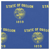 Staatsflagge Oregon Stoff (Nahaufnahme)
