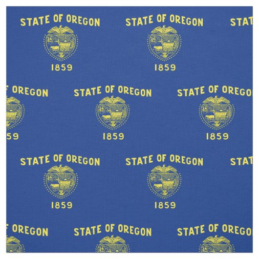 Staatsflagge Oregon Stoff (Muster)