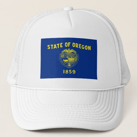 Staatsflagge Oregon Truckerkappe (Vorderseite)
