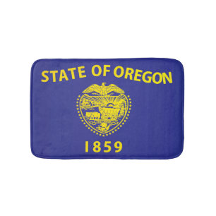 Staatsflagge Oregon, USA Badematte