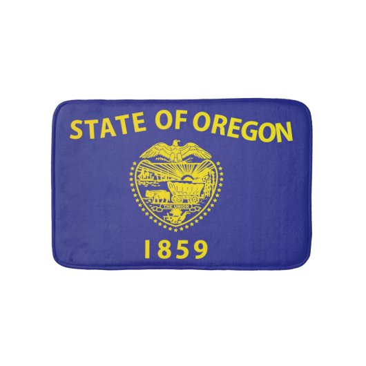 Staatsflagge Oregon, USA Badematte (Vorderseite)