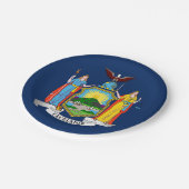 Staatsflagge Pappteller (Schrägansicht)