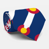Staatsflagge Patriotic Colorado Krawatte (Gerollt)