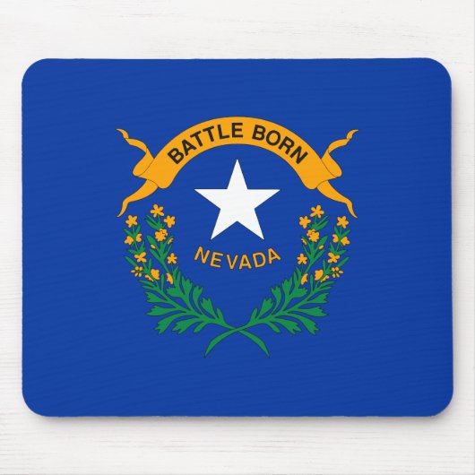 Staatsflagge Patriotic Nevada Mousepad (Vorne)