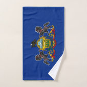 Staatsflagge Pennsylvania Badhandtuch Set (Handtuch)