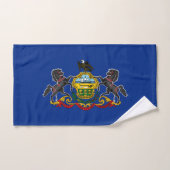 Staatsflagge Pennsylvania Badhandtuch Set (Handtuch)