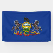 Staatsflagge Pennsylvania Banner (Horizontal)