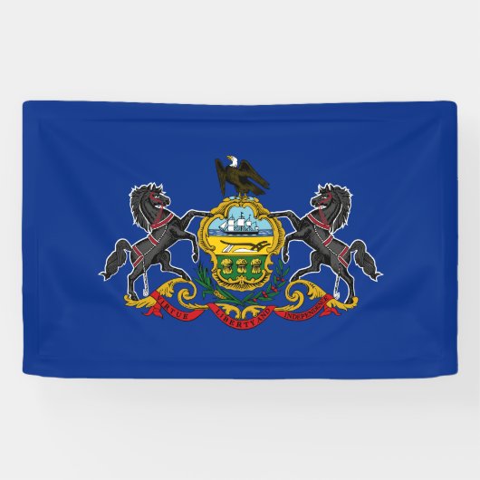 Staatsflagge Pennsylvania Banner (Horizontal)