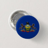 Staatsflagge Pennsylvania Button (Vorne & Hinten)