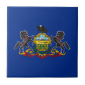 Staatsflagge Pennsylvania Fliese (Vorderseite)