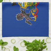 Staatsflagge Pennsylvania Geschirrtuch (Gefaltet)