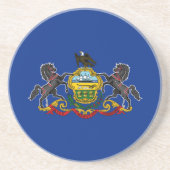 Staatsflagge Pennsylvania Getränkeuntersetzer (Vorne)