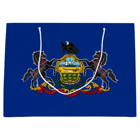 Staatsflagge Pennsylvania Große Geschenktüte (Vorderseite)