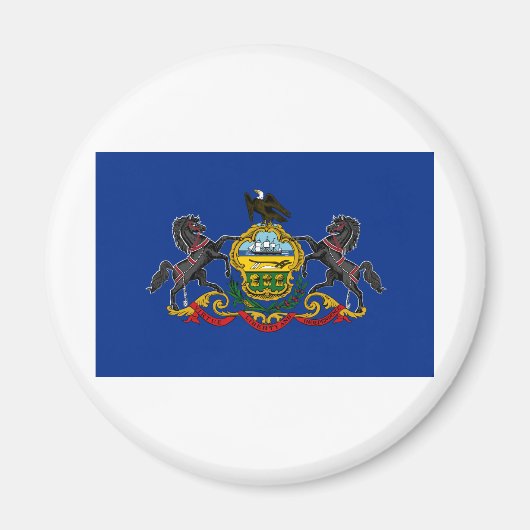 Staatsflagge Pennsylvania Magnet (Vorne)