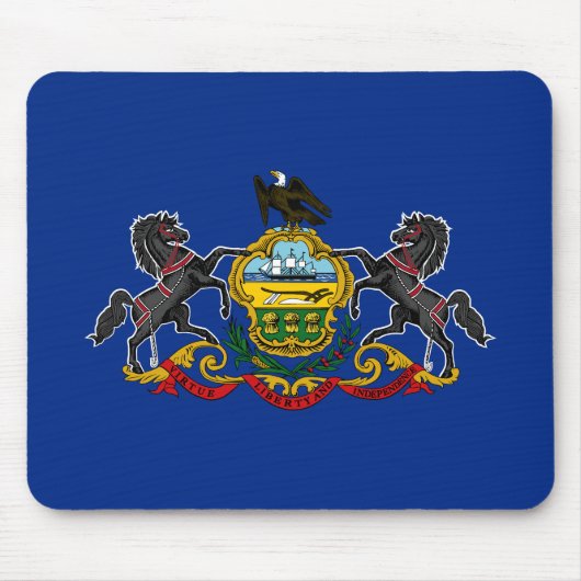 Staatsflagge Pennsylvania Mousepad (Vorne)