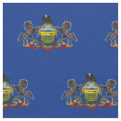Staatsflagge Pennsylvania Stoff (Nahaufnahme)