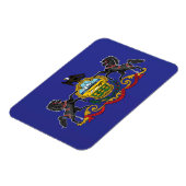 Staatsflagge Pennsylvania, USA Magnet (Linke Seite)
