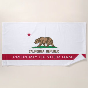 Staatsflagge personalisiert strandtuch