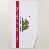 Staatsflagge personalisiert strandtuch (Vorderseite)