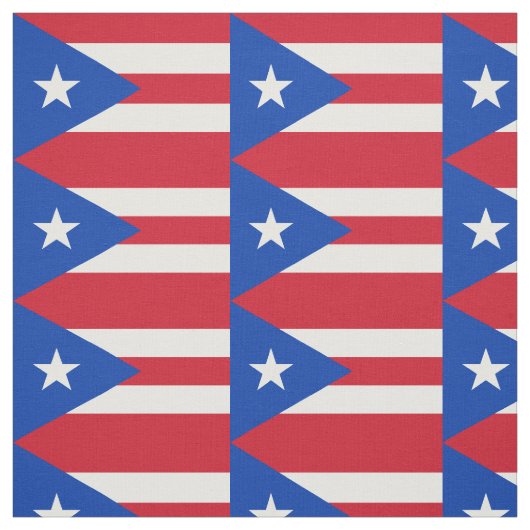 Staatsflagge Puerto Rico Stoff (Muster)