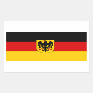 Staatsflagge Rechteckiger Aufkleber
