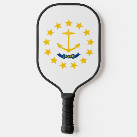 Staatsflagge Rhode Island, USA Pickleball Schläger (Rückseite)