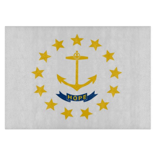 Staatsflagge Rhode Island, USA Schneidebrett (Vorderseite)