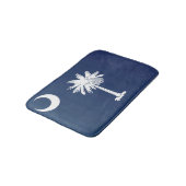 Staatsflagge South Carolina, USA Badematte (Schrägansicht)