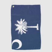 Staatsflagge South Carolina, USA Golfhandtuch (Vorderseite)