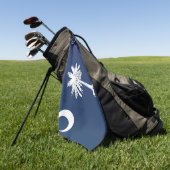 Staatsflagge South Carolina, USA Golfhandtuch (Gras)