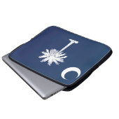 Staatsflagge South Carolina, USA Laptopschutzhülle (Vorne Knopf)