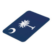 Staatsflagge South Carolina, USA Magnet (Linke Seite)