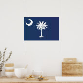 Staatsflagge South Carolina, USA Poster (Küche)