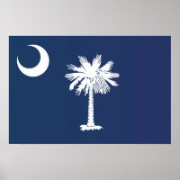 Staatsflagge South Carolina, USA