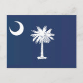 Staatsflagge South Carolina, USA Postkarte (Vorderseite)