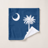 Staatsflagge Süd-Carolina Badhandtuch Set (Waschlappen)