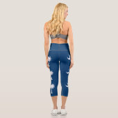 Staatsflagge Süd-Carolina Capri Leggings (Rückseite)