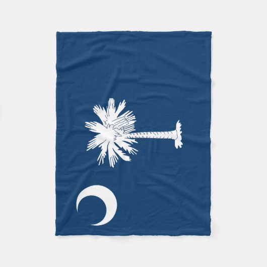 Staatsflagge Süd-Carolina Fleecedecke (Vorderseite)