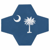 Staatsflagge Süd-Carolina Fußball (Flach)