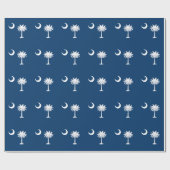 Staatsflagge Süd-Carolina Geschenkpapier (Flach)