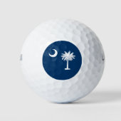 Staatsflagge Süd-Carolina Golfball (Vorderseite)