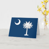 Staatsflagge Süd-Carolina Karte (Gelbe Blume)